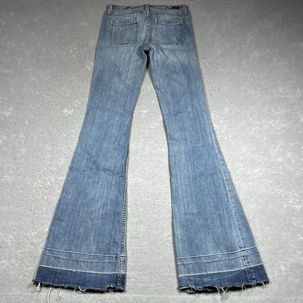 Vintage Dittos Women's Size 25 Flare Mid Rise Medium Wash Stretch Jeans Denim - Picture 8 of 13